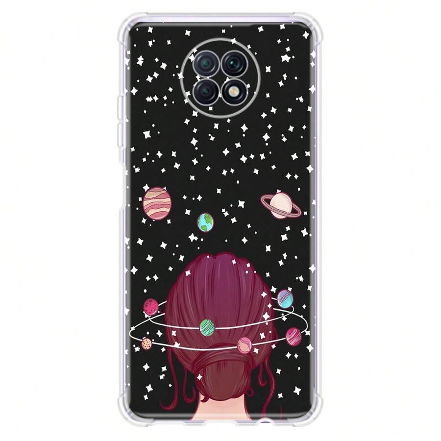 Capa Capinha De Celular Compatível com Xiaomi Redmi Note 9T 5G Mi Personalizada Cor:1151 - Preto e Branco - Visão 1