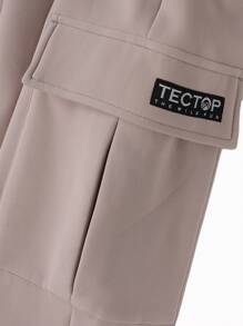 TECTOP Women Softshell Snow Pants Padded Lined 4 Pockets Windproof Waterproof Warm Suitable For Autumn Cold Winter Outdoor Sports - Dusty Pink - View 9
