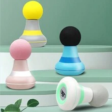 1只深層組織肌肉放鬆按摩器-6種魔術振動模式的強力手持按摩槍 - 藍色 - 查看 7