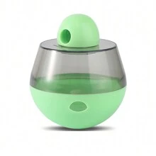 1入組蘑菇形慢食餵食器,適合貓咪遊戲和餵食 - 綠色 - 查看 4