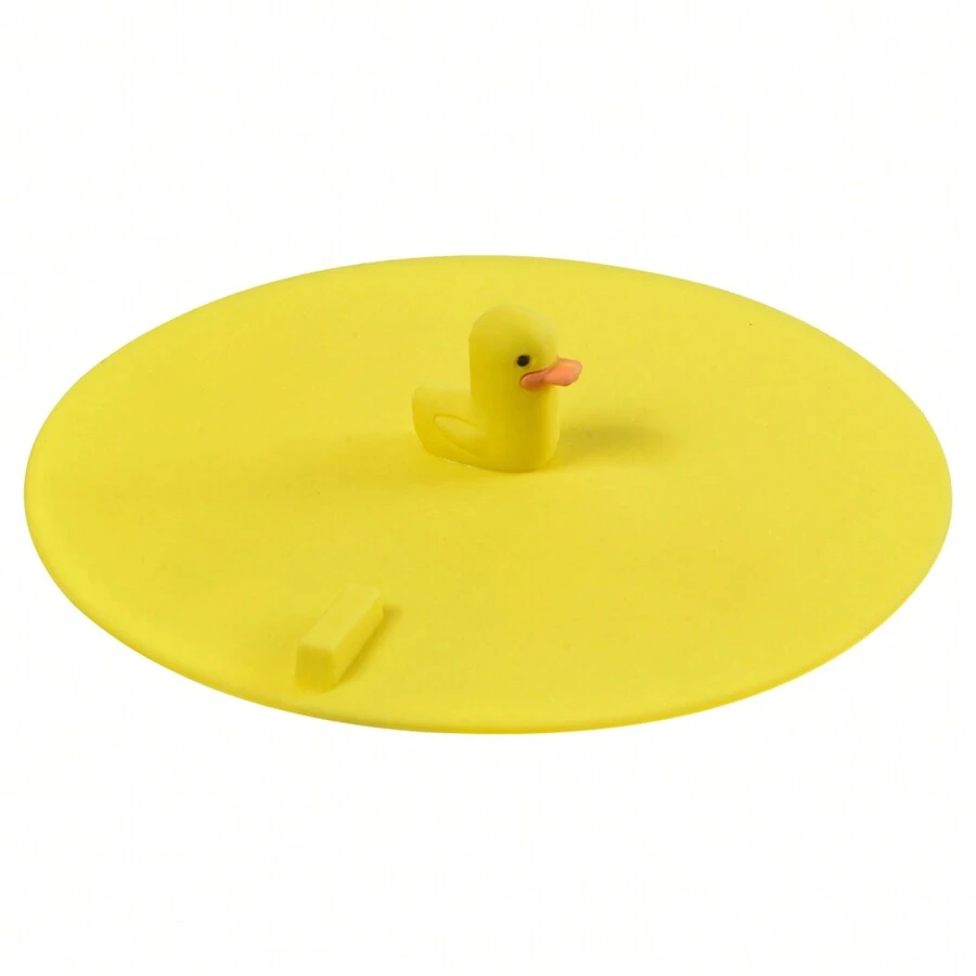 Nút xả bồn tắm, Nút chặn bồn tắm dễ thương 5,9 inch Tấm bảo vệ cống thoát nước bằng silicon Nắp thoát nước bồn tắm Nút chặn bồn tắm Bốn hình dạng để lựa chọn (Màu vàng) - Màu vàng - Xem 1