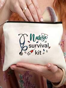 護士生存工具包、化妝包、最棒的護士化妝包-護士禮物、護士感謝週、新娘之母、外科護士化妝包、外科技術員禮物由衷感謝外科護士禮物、醫療技術員化妝包（外科護士）、新娘之母化妝包、婚禮新娘母親禮物、訂婚禮物、婚禮派對化妝包、婚禮派對禮物、天體禮物、新娘母親禮物、新娘派對禮物、新娘母親手提包、新娘母親化妝袋 - 米色 - 查看 4