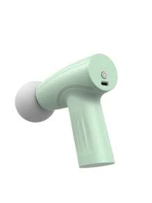 Mini Portable Massage Gun USB Rechargeable Fitness Fascia Gun Muscle Small Massager - Green - View 2