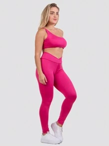 Women Sports Tees & Tanks - 粉色 - 查看 4