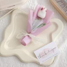 1束鬱金香小花束,紀念品鬱金香小花束,生日禮物,情人節禮物,女友創意禮物,適用於婚禮,情人節,生日等等。 - 香檳色 - 查看 9