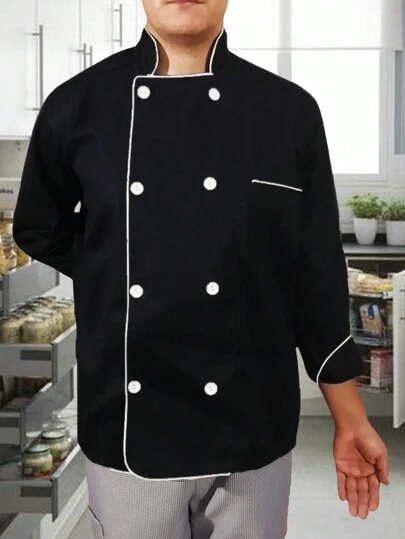 Filipina de Chef Gabardina 80% Algodón Tallas Adulto 28 a 42