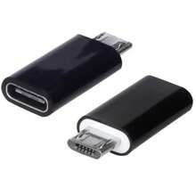 Adaptador de V8 Micro USB a Tipo C, Convertidor de V8 macho a Tipo C hembra - Multicolor - Ver 2
