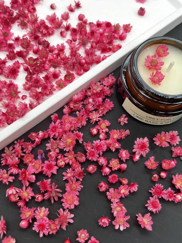 1 Bag Tiny Dried Flowers For Resin Crafts, Small Dried Flowers For Nails, Real Natural Tiny Dried Pressed Flowers For Jewelry Earrings Epoxy Molds, Candles Making, Soap Making, Valentine Day, Gift