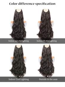 V-Shape Synthetic Hair Extension, Curly & Wavy Texture Clip-In Hair Extension, Thick Hair Piece For Hair Extensions & Hairpieces