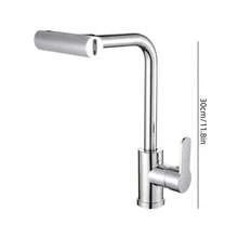 新款廚房水龍頭帶軟管高弧水龍頭冷熱水四種模式 - 亮色 - 查看 2