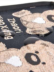 1入防水大容量自行車前袋,雨衣收納袋,3d自行車袋,電動車掛袋,多功能媽媽袋 - 黑色 - 查看 7