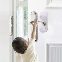 1pc Ordinary Safety Lock, White Door Lock Protector, Housewares