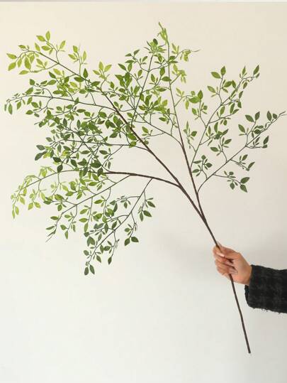 1 件/2 件/3 件人造长枝中国南方竹子植物，PVC 材料，家居婚礼装饰假绿植，情人节，礼物