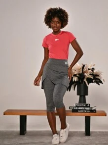 Women Leggings - 灰色 - 查看 4