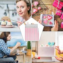 14/15/30pcs Professional Cake Decoration Brush Set, Ideal For Paint Cookie Decorating And Baking, Brushes For Homemade Sugarcraft And Kitchen Accessories