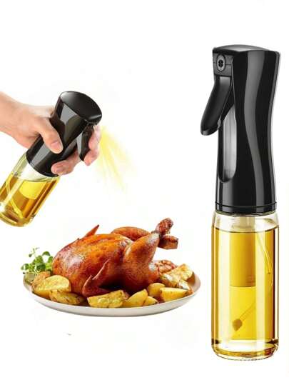 Cooking Oil Sprayer, Olive Oil Sprayer, 300ml Olive Oil Spray Bottle, Suitable For Salad, Bbq, Kitchen Baking, Grilling