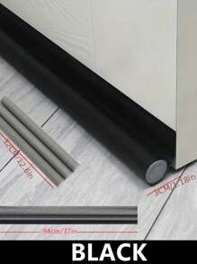 1入門縫門封條,泡沫膠帶隔音,防水,防蟲,防塵,防風門縫隔熱膏 - 黑色 - 查看 6