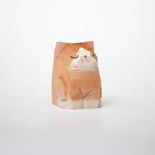 1 Pieza Decoración De Gato Naranja Con Estilo De Dibujos Animados - Albaricoque - Ver 2