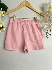 Women Shorts - 粉色 - 查看 3