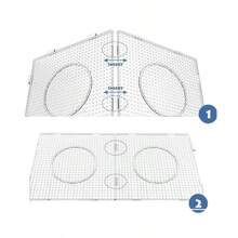 Pana-beads 4pcs 14.5*14.5cm Large Plastic Template Board For Kids Puzzle DIY Handicrafts, 5mm Fuse & Perler Beads, Beading Supplies, Beading & Jewelry Making