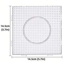 Pana-beads 4pcs 14.5*14.5cm Large Plastic Template Board For Kids Puzzle DIY Handicrafts, 5mm Fuse & Perler Beads, Beading Supplies, Beading & Jewelry Making
