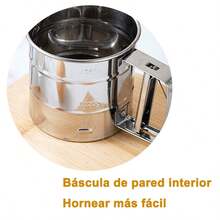 Cernidor Harina Acero Inoxidable Fondant Pastel Reposteria - Plateado - Ver 7