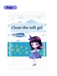 1pc/Bag Cleaning Soft Glue For Office Computer Keyboard, Car Interior, Gap Cleaning Multi-Functional Dust Cleaner - Blue - View 1