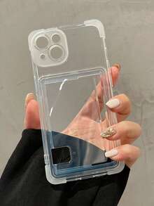 1 Miếng Trong suốt Mới Phiên bản Card Slot Che đậy hoàn toàn Chống giọt bắn Ốp lưng & bao da điện thoại Tương thích với Apple - Nhiều màu - Xem 1