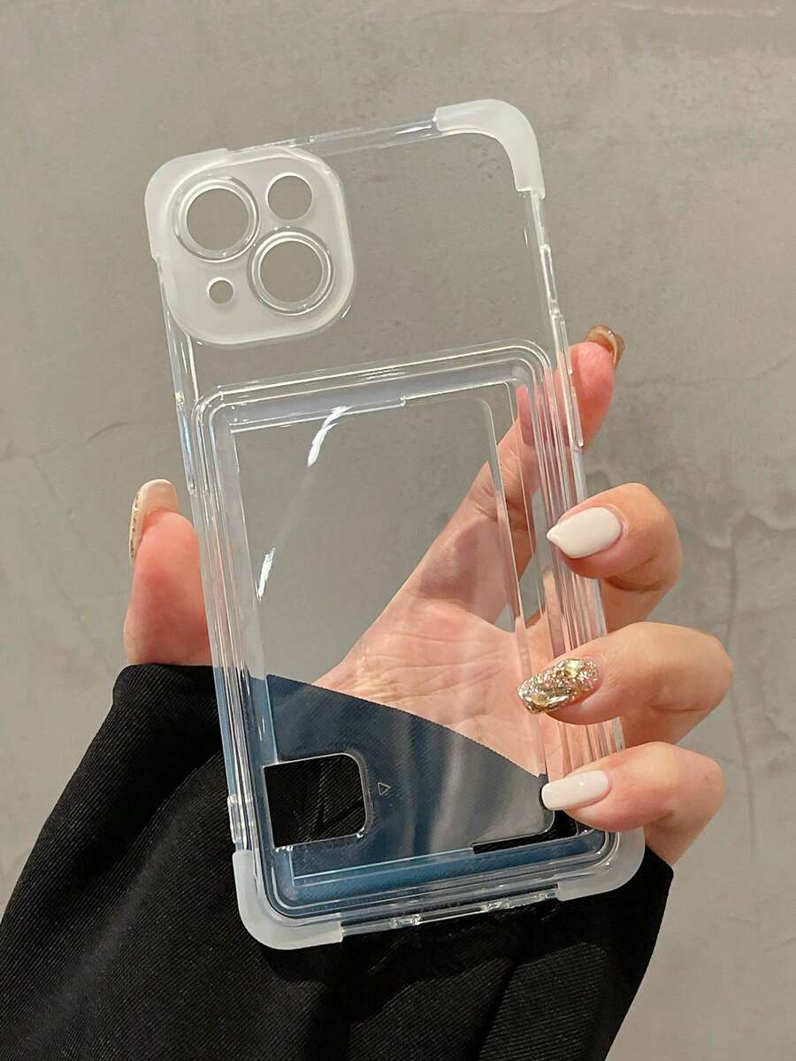 1 Miếng Trong suốt Mới Phiên bản Card Slot Che đậy hoàn toàn Chống giọt bắn Ốp lưng & bao da điện thoại Tương thích với Apple - Nhiều màu - Xem 1