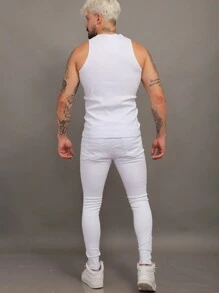 Men Jeans - trắng - Xem 6