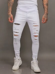 Men Jeans - trắng - Xem 1