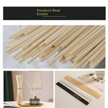 3袋/組15入不同顏色的香薰棒和6入人工花,用於家居香氛 - 彩色 - 查看 5