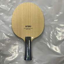 Raqueta De Tenis De Mesa Con Mango Largo Fl, Hecha De Cinco Tipos De Madera Y Base De Doble Fibra De Carbono - Albaricoque - Ver 6