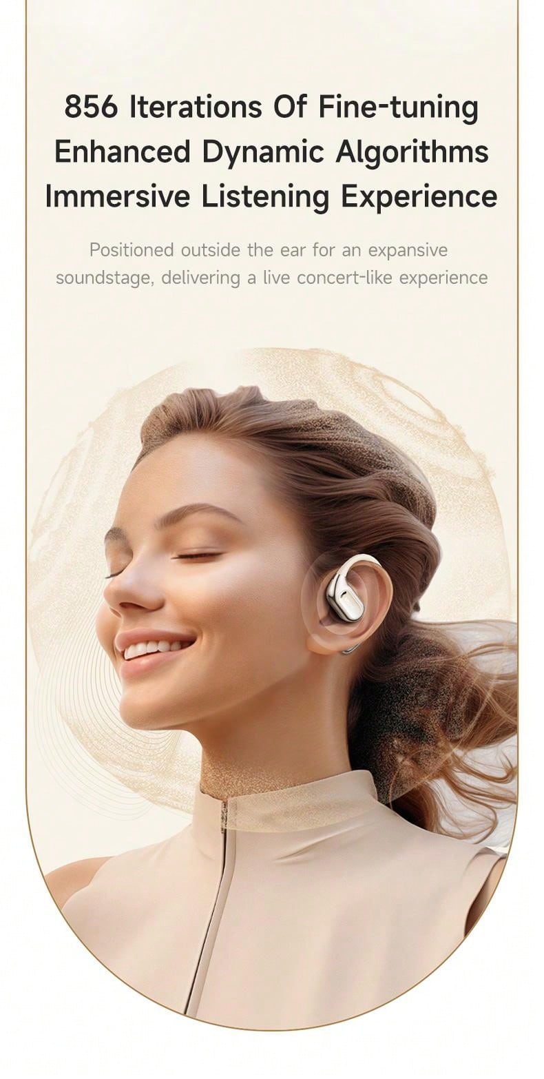 Picun Open Ear Air Conduction TWS Headphone Ear Hook Ergonomic