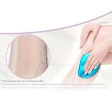 1PC Women's Legs Can Be Reused With Crystal Hair Removal Tools. Magic Painless Hair Removal Tools Do Not Need Scraping And Exfoliating Tools. Washable Nano Hair Removal Is Suitable For Smooth Skin. - Purple - View 7
