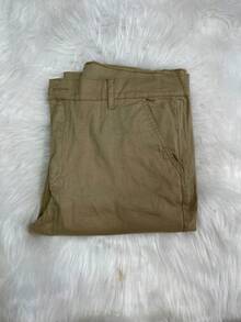 Men Pants - 卡其色 - 查看 3