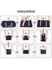 2入組可摺疊防水行旅袋,女士/男士帆布週末旅行袋,可上飛機手提袋且可裝在推車手柄上 (旅行袋+鞋袋) 健身袋大包過夜包運動包學校包度假包均可