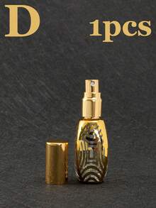 1-4入組10ml空玻璃噴霧瓶,可重複使用的旅行香水噴霧器,可攜式化妝品容器 - 黃色 - 查看 6