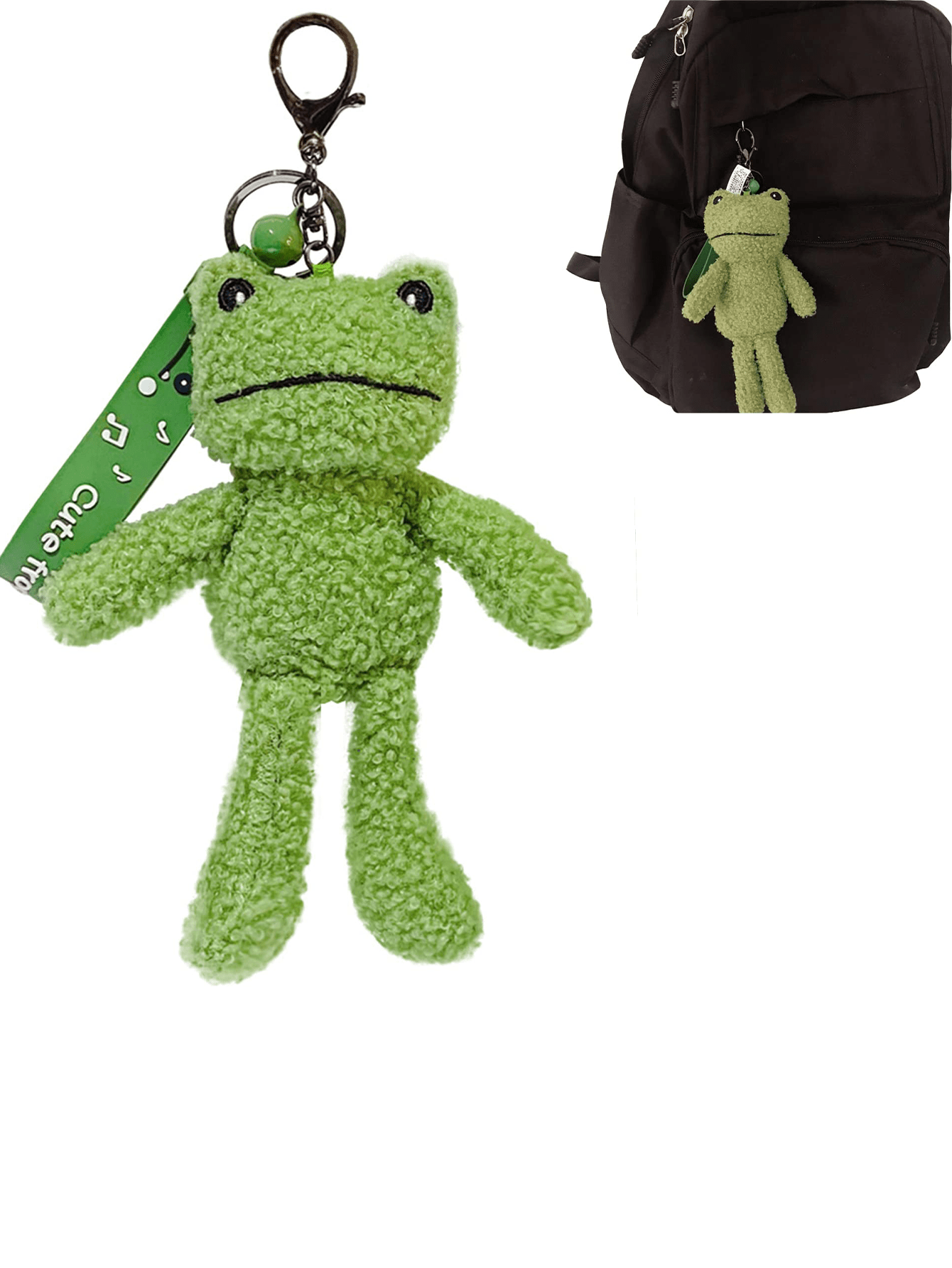 Cute Keychain Frog Plush Keychain Accessories Kawaii Keychain Suitable