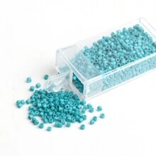 1000/3000pcs/Box 2mm Colorful Cylinder Shape Czech Glass Seed Beads Loose Spacer Beads For Jewelry Making DIY Handmade Bracelet Necklace Accessories