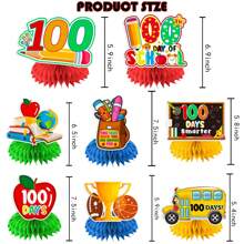 100 Days Of School Outdoor Activity Decoration - Yellow - View 7