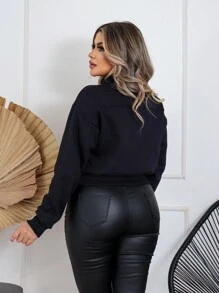 Women Sweatshirts - 黑色 - 查看 3