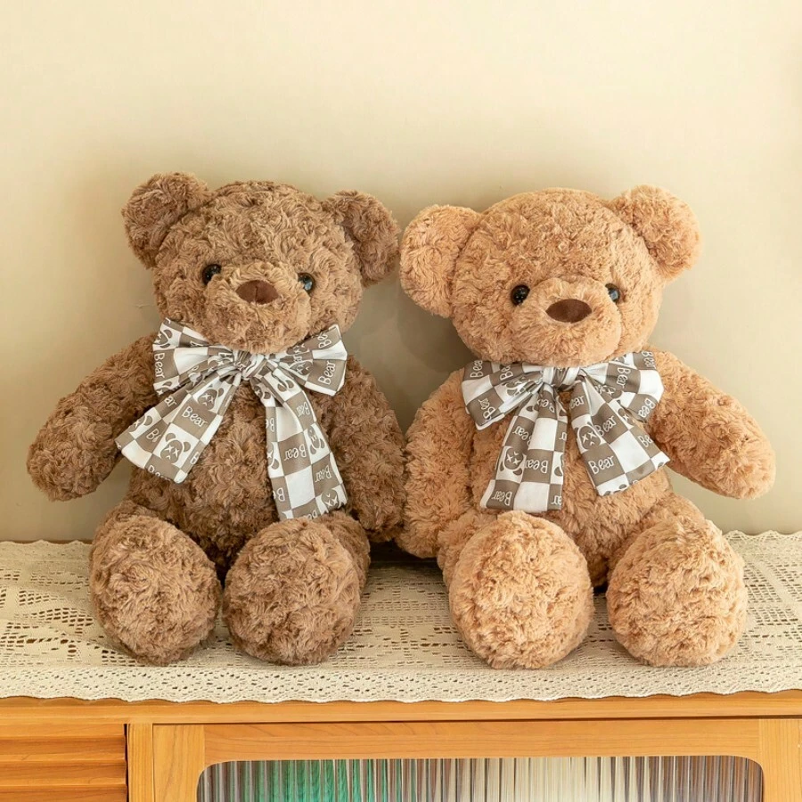 Lindo Oso De Peluche De Peluche De Juguete - marrón - Ver 1