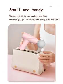 Mini Portable Massage Gun USB Rechargeable Fitness Fascia Gun Muscle Small Massager - Green - View 9