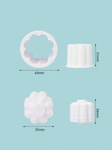 1pc Detachable Double-Sided Printed Biscuit Mold
