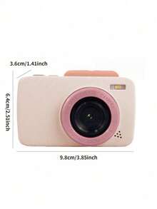 DC209-1pc Mini Flip Digital Camera 2.4-Inch Screen Can Take Photos And Video Recording Support Up To 32g Using USB Charging Can Be Used As A Holiday Gift - Pink - View 9
