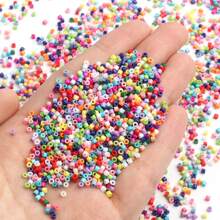 1000/3000pcs/Box 2mm Colorful Cylinder Shape Czech Glass Seed Beads Loose Spacer Beads For Jewelry Making DIY Handmade Bracelet Necklace Accessories