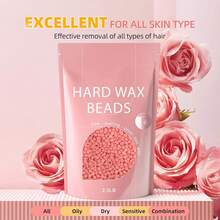 2.5lb Wax Beads For Hair Removal, Brazilian Bikini Hard Wax For Women Men, Hard Wax Beads Perfect For Coarse Hair Full Body Legs, Face And Underarms At Home Waxing Beads For Sensitive Skin - 粉色 - 查看 4