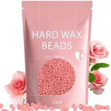 2.5lb Wax Beads For Hair Removal, Brazilian Bikini Hard Wax For Women Men, Hard Wax Beads Perfect For Coarse Hair Full Body Legs, Face And Underarms At Home Waxing Beads For Sensitive Skin - 粉色 - 查看 1