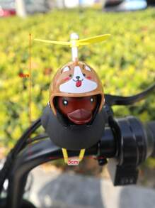 1pc Duck Design Motorcycle Accessory, Rubber Duck Bicycle Broken Wind Duck Electric Bike Decoration Duck - Yellow - View 11